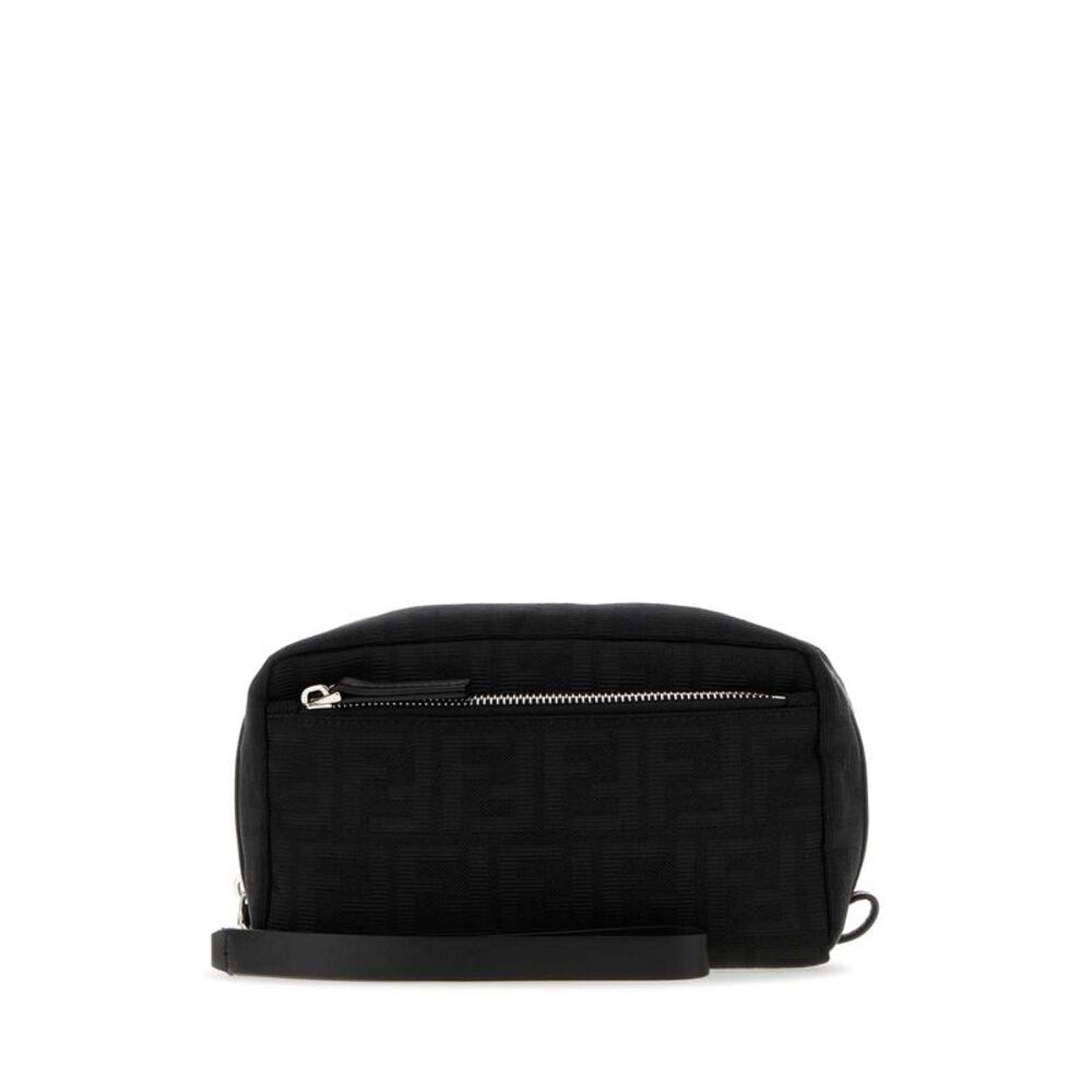 Fendi Men Embroidered Jacquard Small Beauty Case